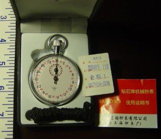 13 Jewels Mechanical Stopwatch Stop Watch 30 Second Turn 15 Minutes Watches