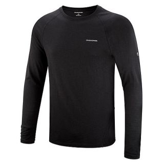 Craghoppers Black Merino Long Sleeve T Shirt