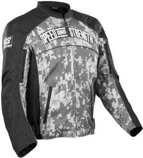 Speed & Strength Seven Sins Textile Jacket , Distinct Name Camo, Gender Mens/Unisex, Apparel Material Textile, Primary Color Green, Size Lg 87 5570 Automotive