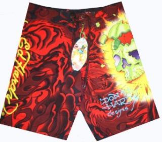 Men's Ed Hardy Swim Trunks Bathing Suit Available in Several Sizes (32) at  Mens Clothing store