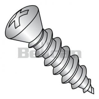 Bellcan BC 0828APO188 Phillips Oval Self Tapping Screw Type A Fully Threaded 18/8 Stainless Steel 8 X 1 3/4 (Box of 2000) Self Drilling Screws