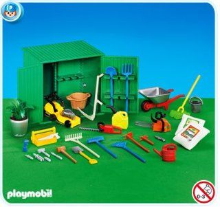 Playmobil Shed with tools Toys & Games