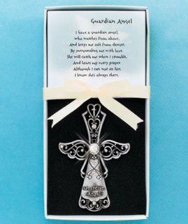 Lakeside Home Decor J4C ANG Jeweled Guardian Angel Sentiment Cross  Other Products  