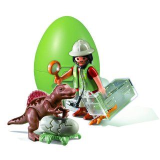 Playmobil Egg   Scientist with Baby Dinosaur Toys & Games