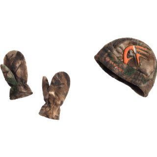 Legendary Whitetails Youth Reversible Shed Cap & Mitten Set Orange One Size Sports & Outdoors