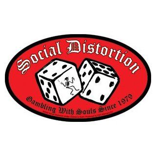 Social Distortion Punk Rock Music Band Sticker   Gambling with Souls Since 1979 Automotive