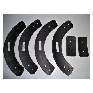 Genuine OEM MTD Auger 6 Piece Paddle Set, (4) 735 04032, (2) 735 04033. MTD Number For Set Is 753 04472  Snow Removal Tools  Patio, Lawn & Garden