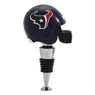 4.5" NFL Houston Texans Football Helmet Wine Bottle Stopper Kitchen & Dining