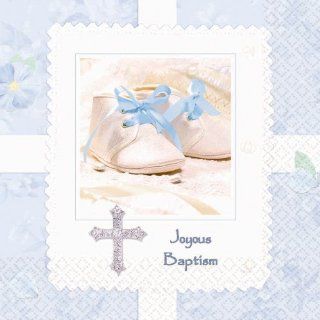Tiny Blessing Blue Baptism Luncheon Napkins Toys & Games