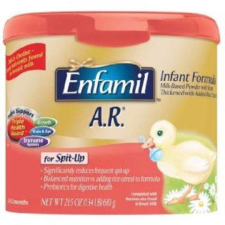Enfamil A.R. Infant Formula for Spit Up Powder in Reusable Tub, for Babies 0 12 Months, 21.5 ounce (Packaging May Vary) Health & Personal Care