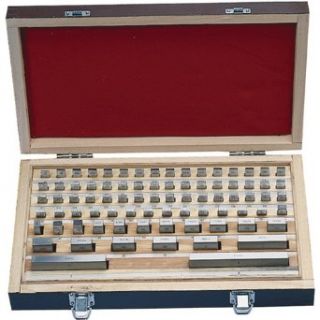 TTC 81 Piece Precision Gage Block Set   Model PGB 81 SIZE .1001" to.1009", .101 to .149", .05" to .95", 1";2" Includes • Supplied with a certificate of a Number of Pieces 81 Gauge Blocks Industrial & Scient
