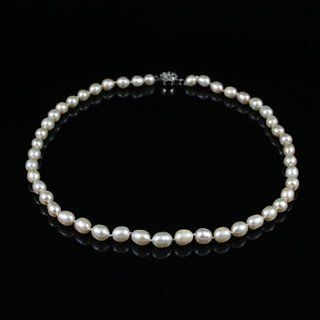 In Woman Beautiful White 3.5 4mm A Pearl Necklace Start From 3 Units Beauty