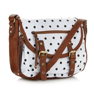 Call It Spring White spotted glaucous cross body bag