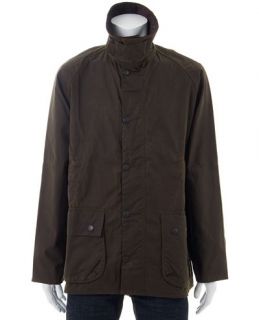 Barbour Brown Wax Coated Cotton Jacket