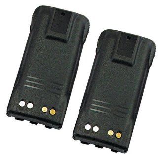Hitech   2 Pack of HNN9008 / PMNN4008 Replacement Batteries for Some Motorola ATS, GP, MTX, PTX, and PRO Series, Including the GP140, GP240, GP280, and GP320 2 Way Radio Batteries (Ni MH, 2400mAh)  Two Way Radio Batteries  GPS & Navigation