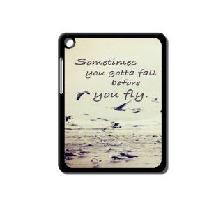 Sometimes You Gotta Fall Quote Ocean Apple iPad Mini Tablet Case Fits Apple iPad Mini Tablet Computers & Accessories