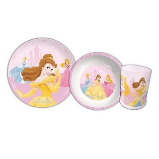 Disney Princess Disney Princess Tumbler, Bowl & Plate Set