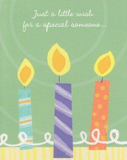 Greeting Card Birthday "Just a Little Wish for a Special Someone" Health & Personal Care