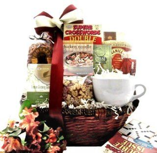A Speedy Recovery Get Well Soon Gift Basket with Soup  Gourmet Snacks And Hors Doeuvres Gifts  Grocery & Gourmet Food