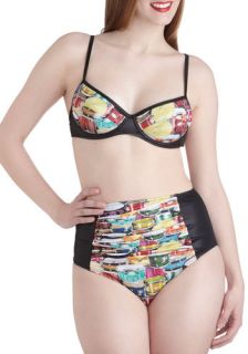 Day at the Beats Two Piece  Mod Retro Vintage Bathing Suits