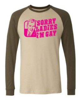 Sorry Ladies I'm Gay Men's Baseball Shirt Clothing