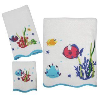 Allure Home Creations Something's Fishy Towel Set   Something S Fishy Bath Collection