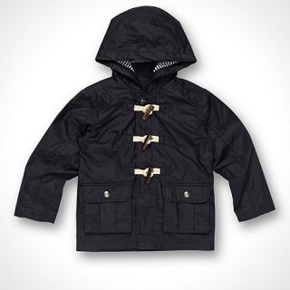 J by Jasper Conran Designer boys navy two pocket coat