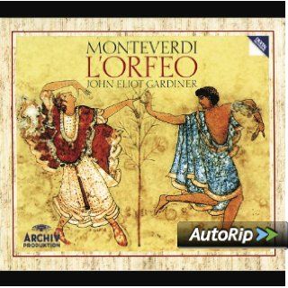 Monteverdi   L'Orfeo / Rolfe Johnson, Dawson, von Otter, Argenta, M. Nichols, Tomlinson, Chance, Baird; Gardiner CDs & Vinyl