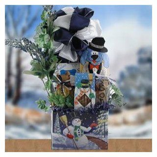 Frosty Paws Gift Basket for Dogs  Basket Theme GET WELL SOON  Edible Pet Treats 