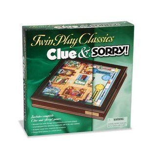 Twin Play Classic Clue and Sorry Toys & Games