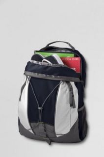Lands' End School Uniform Boys' Solid ClassMate StudyHaul Backpack Navy Clothing