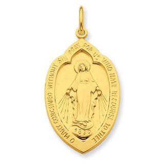 Sterling Silver & 24k Gold plated Miraculous Medal West Coast Jewelry Jewelry