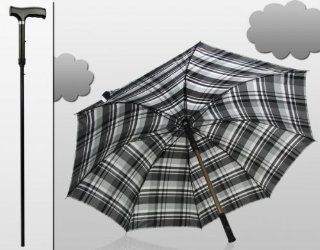 Regenschirm inkl. Gehstock 2 in 1   Stockschirm Schirm und Gehstock Gehhilfe Koffer, Ruckscke & Taschen