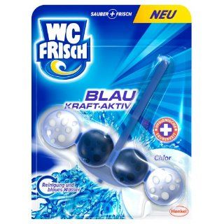 WC Frisch Kraft Aktiv Blauspler Chlor, 5er Pack (5 x 1 Stck) Drogerie & Körperpflege