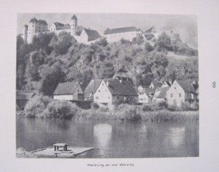Harburg an der Wrnitz / Engeltal bei Nrnberg, Stadttor   historischer Fotodruck   1926 Küche & Haushalt