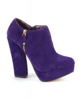 Purple Flute Curve Heel Shoe Boots