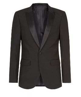 Black Classic Tailored Tuxedo Jacket