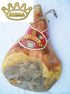 Prosciutti Simonini   Prosciutto di Parma Ganzer Schinken D.O.P. Original Parmaschinken Keule mit Knochen Lebensmittel & Getrnke