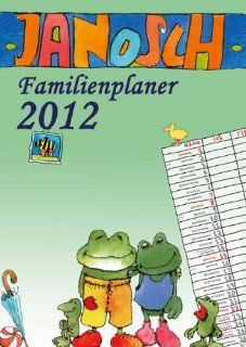 Familienplaner 2012 5 Spalten zum Eintragen von Terminen Janosch Bücher
