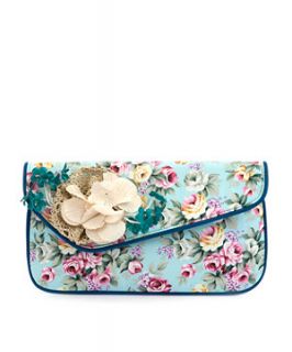 Mutiny by Irregular Choice Blue Cant Touch This Clutch