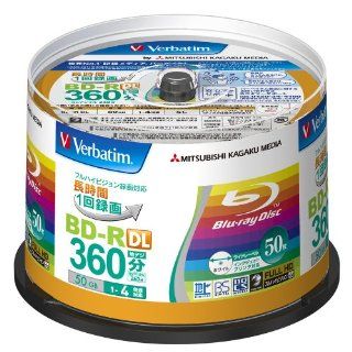 Verbatim Blu ray Disc 50 Spindle   50GB 4X BD R DL Computer & Zubehr