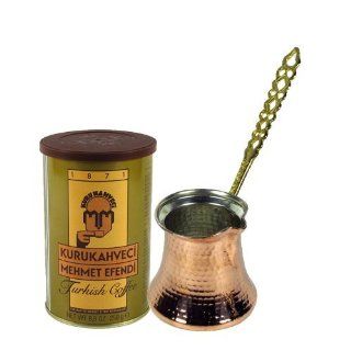Turkish Coffee World Turkish Coffee Pot (cezve/ibrik) Brass Handle   XL 14 oz, Garden, Haus, Garten, Rasen, Wartung Garten