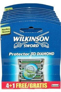 50 x WILKINSON PROTECTOR 3D DIAMOND KLINGEN NEU Drogerie & Körperpflege