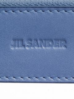 Leather trimmed PVC clutch  Jil Sander