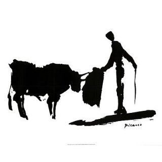 Pablo Picasso   Bullfight II   Matador Kunstdruck (35,56 x 27,94 cm) Küche & Haushalt