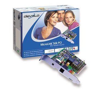 Devolo MicroLink 56k PCI Analog Modem Computer & Zubehr