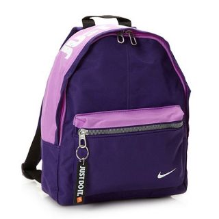 Nike Nike girls purple logo printed backpack