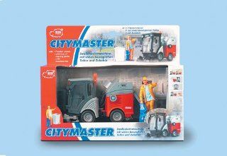 Dickie 341 4476   City Cleaner Brstenfahrzeug mit Figur Spielzeug