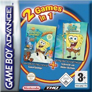 2 Games in 1 (SpongeBob Schwammkopf SuperSponge / SpongeBob Schwammkopf Schlacht um Bikini Bottom) Games