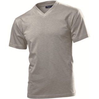 Hanes T SHIRTS Vee T   Greyheather   S [Apparel] Bekleidung